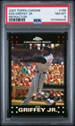 2007 TOPPS CHROME KEN GRIFFEY JR CINCINNATI REDS REFRACTOR PSA 8 NM/MT CARD #186