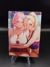 Sakura Haruno And Ino Yamanaka Anime Waifu Card Doujin ACG Goddess Holo