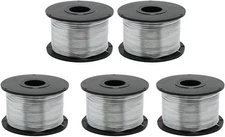 Rebar Tie Wire Coil 5 Rolls, 1/32" 360FT Stainless Steel for Tie Tool