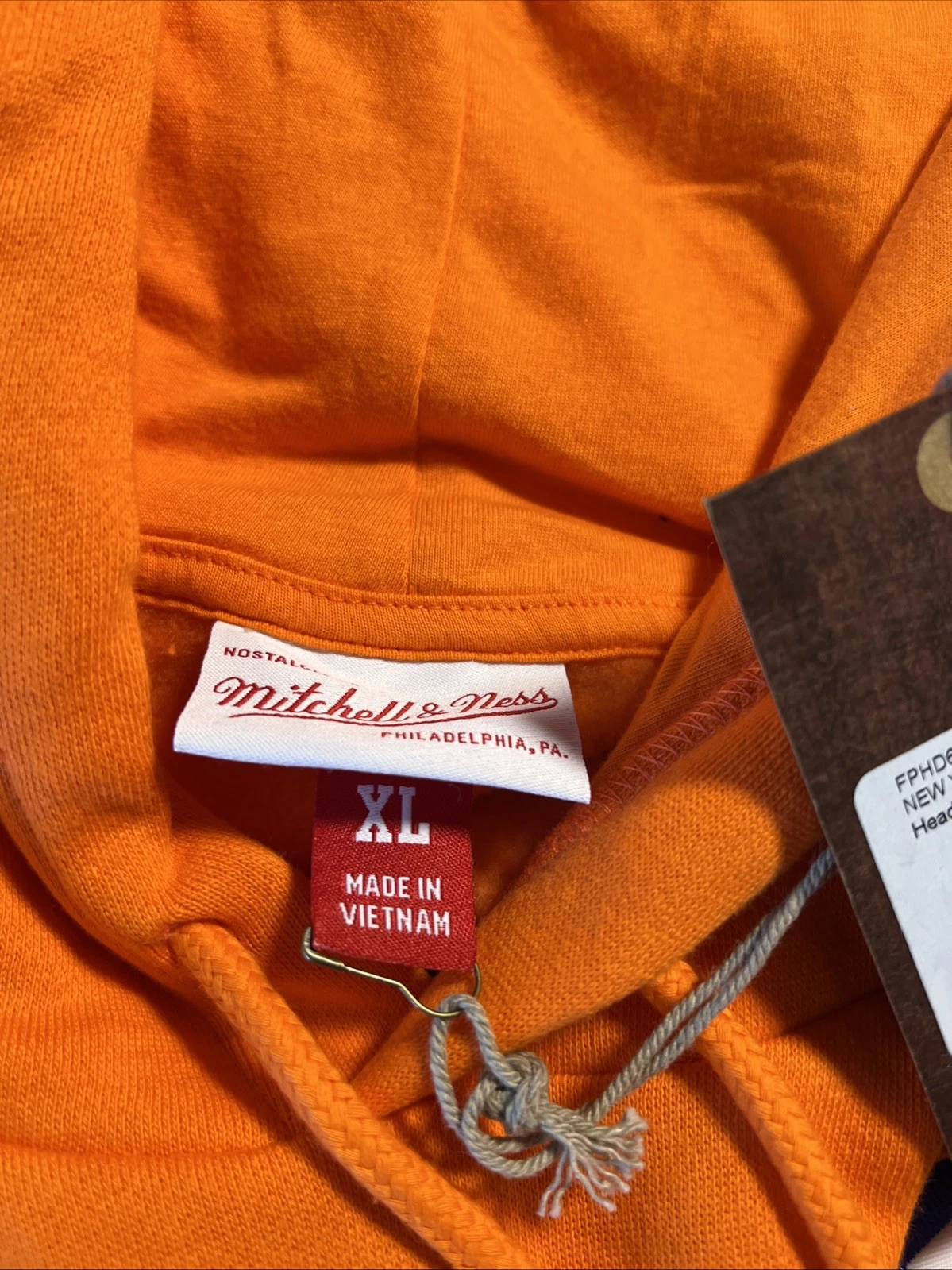 Felpa con cappuccio ricamata Mitchell & Ness New York Islanders Head Coach XL NUOVA CON ETICHETTE PREZZO AL PUBBLICO CONSIGLIATO $110