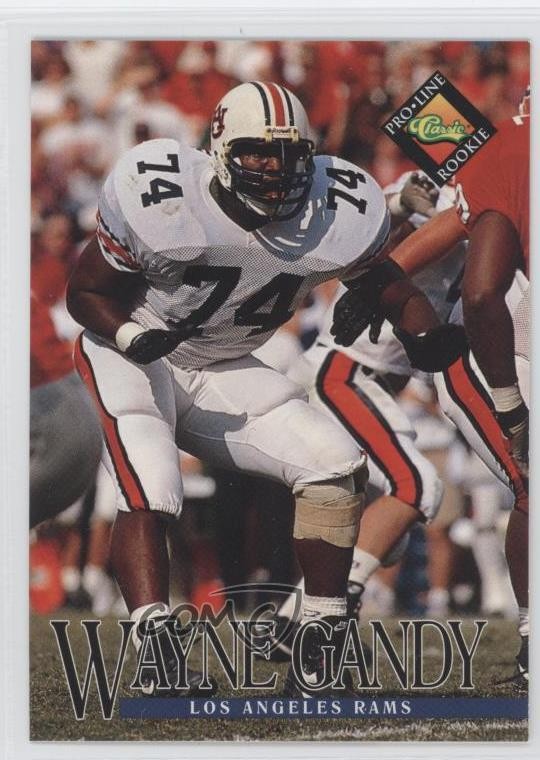 1994 Classic Pro Line Live Wayne Gandy #342 Rookie RC 0m0