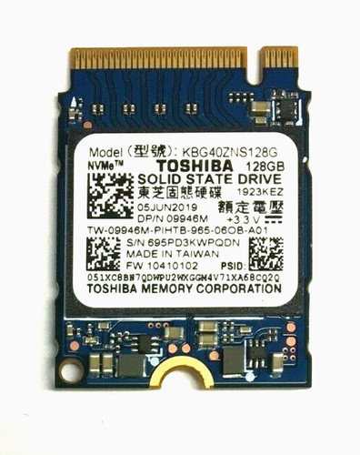 128GB M.2 PCIE NVME 2230 SSD Solid State Drive Major Brand Samsung, WD, SK Hynix