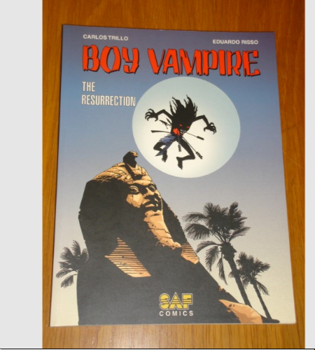 BOY VAMPIRE VOL 1 THE RESURRECTION SAF COMICS CARLOS TRILLO GN < 9781931724333