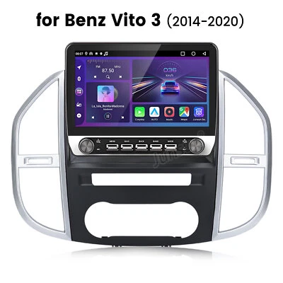 JUNSUN 10.1'' For Mercedes Vito W447 2014-20 CarPlay GPS Sat Nav Android13 Radio Stereo