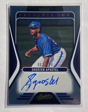2022 Panini Absolute Baseball Sherten Apostel Absolute Ink Auto 62/199