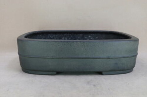 Bonsai Pot Tokoname Aiba Koyo Rectangle Large Japanese 15.75"×3.94"×11.82". - Picture 1 of 5