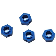 STRC ST8269B CNC Machined Aluminum Wheel Hex Adapters Blue (4) : Traxxas TRX-4