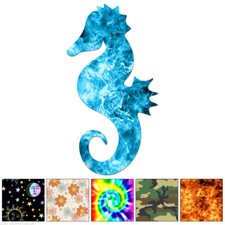 Seahorse - Vinyl Decal Sticker - Multiple Patterns  Sizes - ebn6030