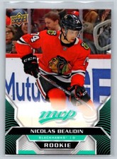 2020  Upper Deck MVP #222 Nicolas Beaudin Chicago Blackhawks Rookie SP