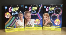 Glow in the Dark Creative Kids Brand Craft Kits Lot of 3 NEW
