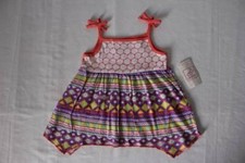 NEW Baby Girls Shirt Size 24 Months Tank Top Sleeveless Lace Shark Bite Summer