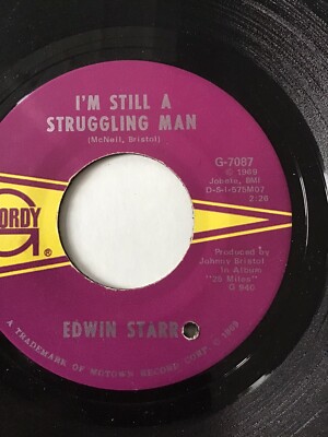 Edwin Starr - I m A Struggling Man / Pretty Little Angel - M-