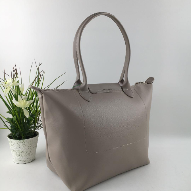 LONGCHAMP Le Pliage City L Tote bag Darkgray Coated canvas