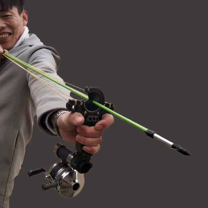 Full Set Fishing Slingshot Shooting Hunting Slingshot Catapult Arrow B –  Bargain Bait Box