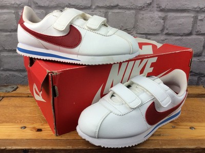 NIKE CORTEZ HOOK AND LOOP WHITE RED 