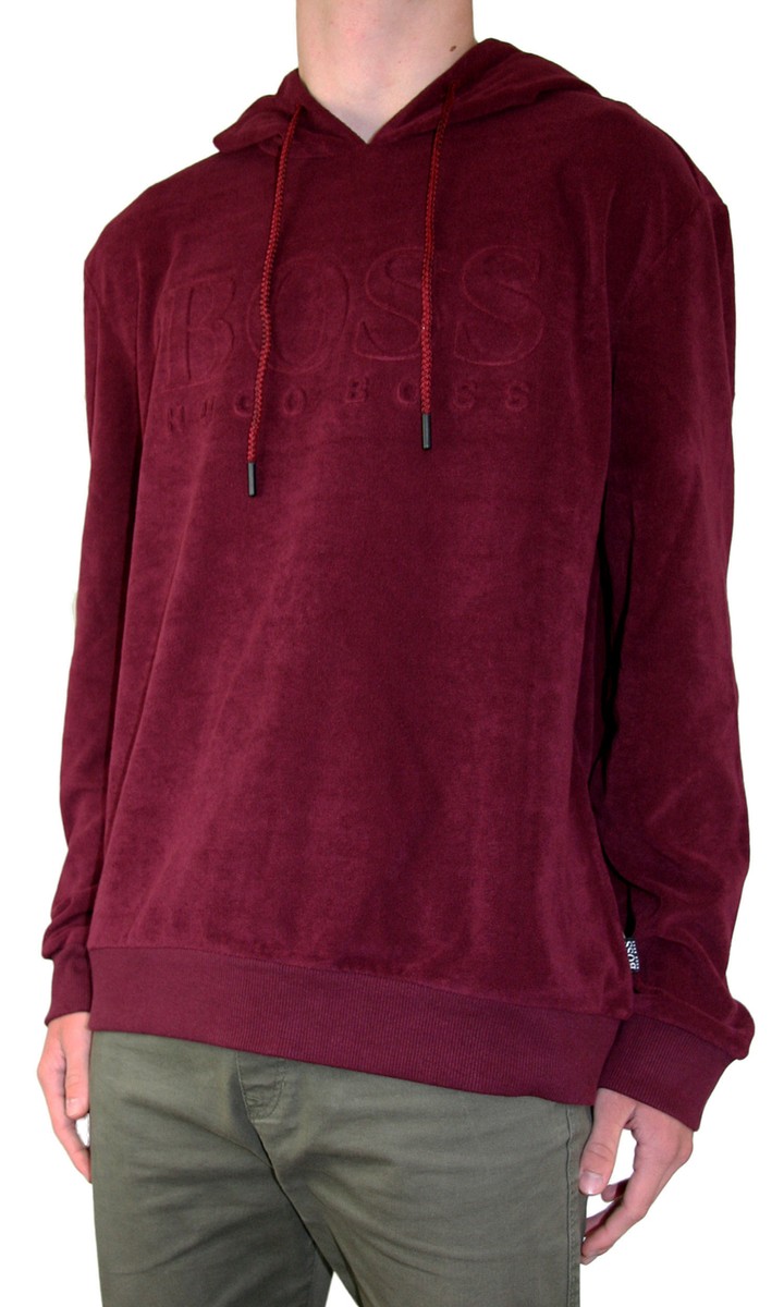 HUGO BOSS Hooded Shirt Hoodie Langarm T-Shirt mit Kapuze Gr. M L XL XXL  Sweater | eBay
