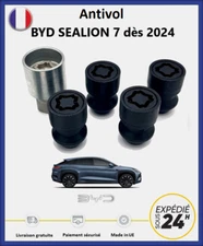 BYD SEALION 07 Black Wheel Anti-Theft Nuts from 2024 (2 Compasses)