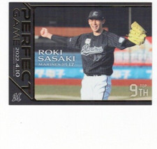 Roki Sasaki, Chiba Lotte Marines-WBC, Perfect Game BBM Card #09 (2022)