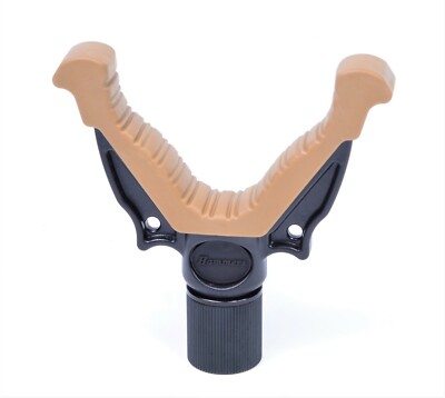 Tripod V Yoke Rest w/ 1/4 3/8 Camera Thread Ball Bearing Base for Shooting Stick