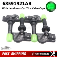 4PCS Tire Pressure Sensor For Jeep Grand Cherokee Dodge Ram 3500 TPMS 68591921AB