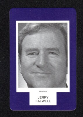 Jerry Falwell Baptist Pastor 1993 Face To Face Game Card Canadian Issue