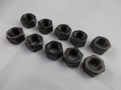 J.B.S. Hex Nut 3/8" - 24 Fine Thread "10 Nuts" Grade 8 3/8-24