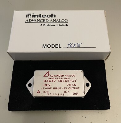 Intech Advanced Analog OAG47 50362-G1 17-40V In  5V Output Converter 7655 9024