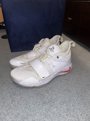 Size 9.5 - Nike PG 2.5 x PlayStation White 2019