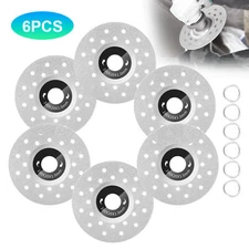 6PCS 4" Diamond Tile Cutting Saw Blade Widened Porous Rock Slab Grinding Disc