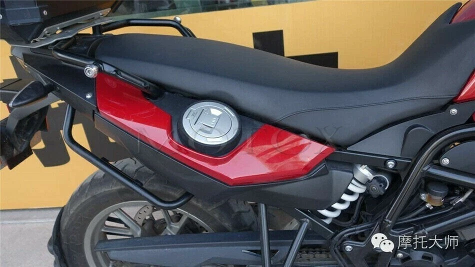 Asiento cojín delantero trasero de alto tamaño apto para 08-18 BMW F650GS F750GS F800GS Foto 4 de 4