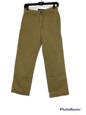 American Eagle Men  s Classic Jeans Straight Leg Khaki Pants 26/27.5  