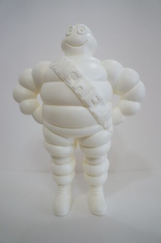 Figura de juguete de plástico oficial Michelin Man 12" Francia vintage 1981 Mr Bibendum - Imagen 2 de 19