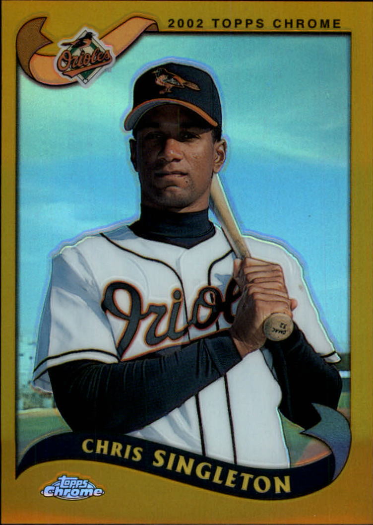 2002 Topps Chrome Gold Refractor #431 Chris Singleton - NM-MT