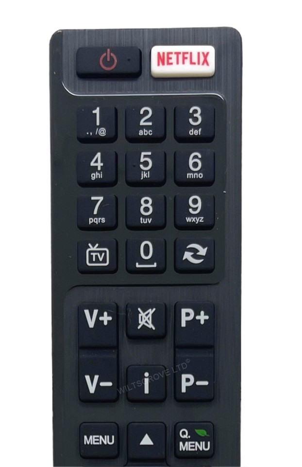 Telecomando Universale Sostitutivo Per TV JVC, Modello RM-C3179 / RMC3179, Perfetto Per Le Serie LT E VU, Colore Nero - Foto 3