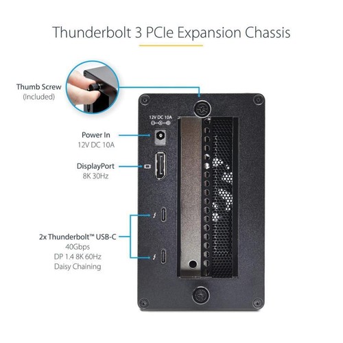 Boîtier D'Expansion Dual PCI-Express Thunderbolt 3 Avec DisplayPort - Photo 4/6