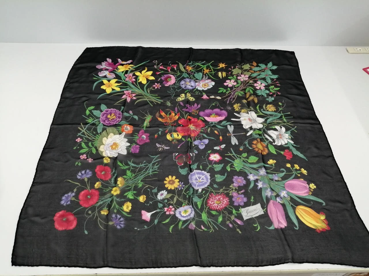Gucci Foulard Carré en Soie 