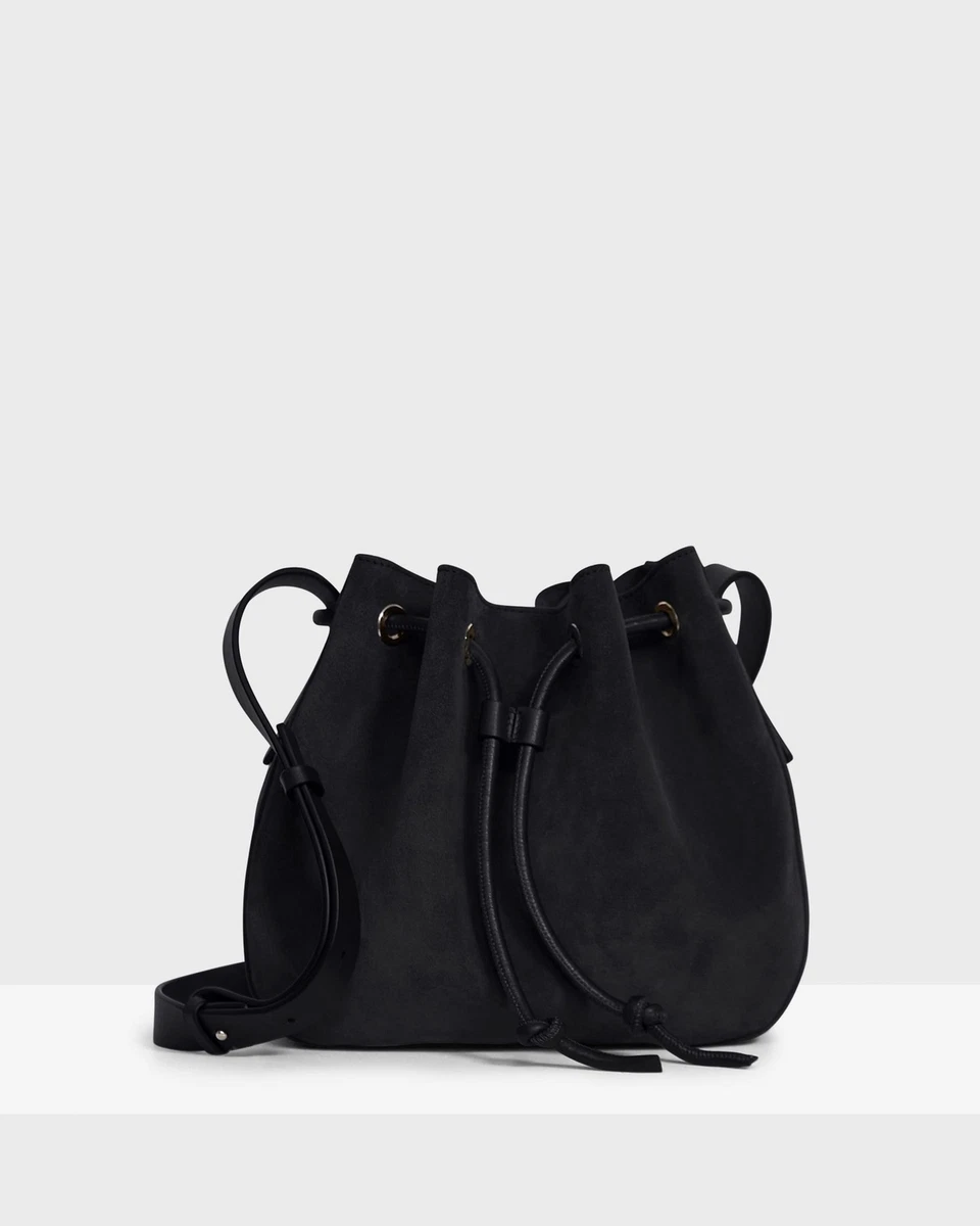 Theory Small Bucket Bag in Suede eBay