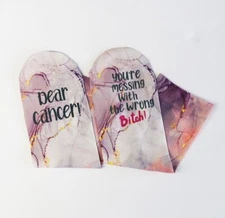 Women's Cancer Sock, Cancer Survivor Gift, Support Gift, Chemo Gift, Cancer Gift