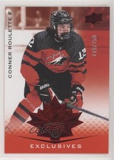 2021 Upper Deck Team Canada Juniors Exclusives 179/250 Conner Roulette #88 8tn