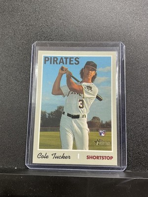 2019 Topps Heritage Cole Tucker #681 Rookie Pittsburgh Pirates