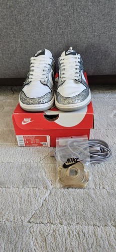 Nike Dunk Low Golden Gals Metallic Silver/White Sneakers DO5882-001 - Size 9W - Picture 3 of 11