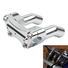 3.5" Handlebar Riser & Top Clamp For Harley Fat Boy Heritage Softail FXST FLSTN