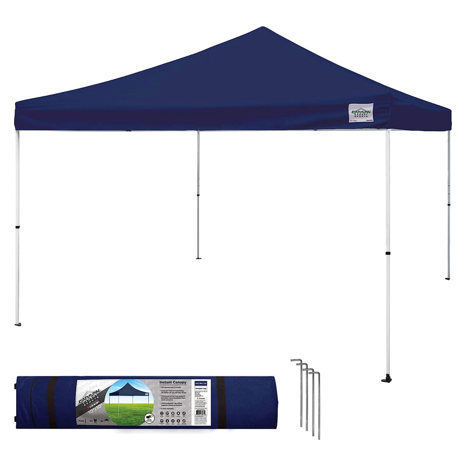 M-series Pro 2 12 X 12 Straight Leg Canopy, Blue (used)