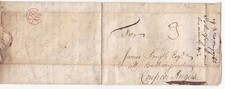 1766 BISHOPMARK LETTER BY JOHN SMYTH AT EDINBURGH TO JAMES SMYTH AT COUPAR ANGUS