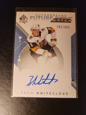 2018-19 Upper Deck SP Authentic Hockey Zach Whitecloud Future Watch Auto /999