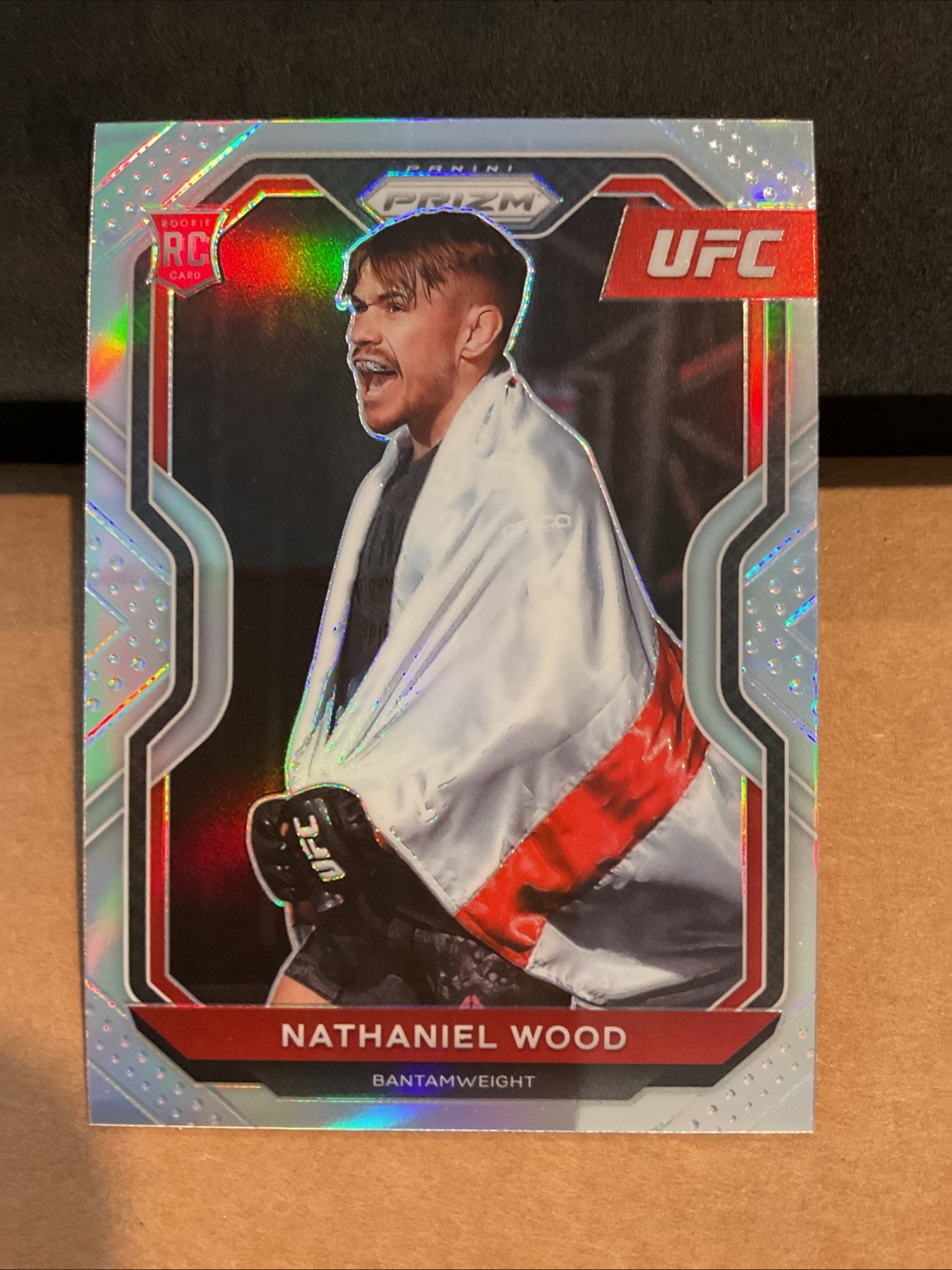 2021 Panini Prizm UFC Nathaniel Wood Silver Prizms #39 RC