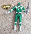 Vintage 1993 Mighty Morphin' Power Rangers Green Ranger Tommy HEAD FLIP