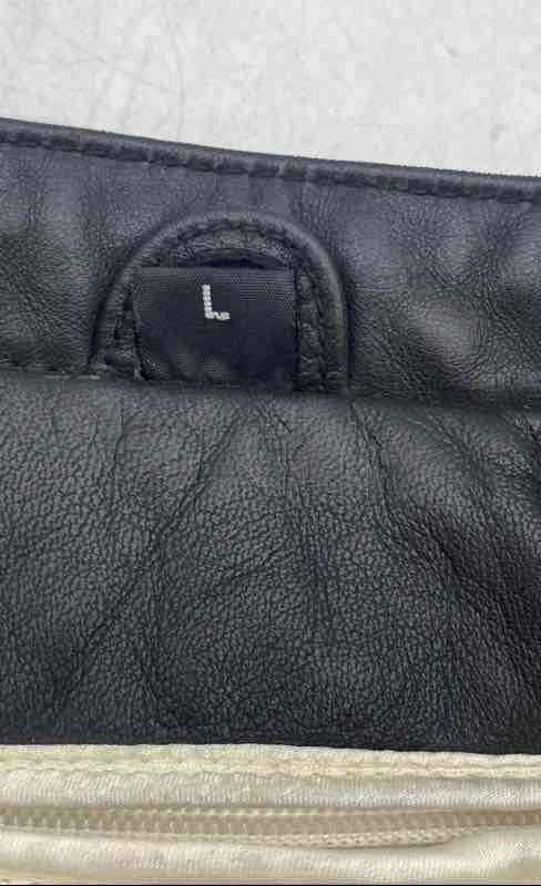 First Classics Womens Black Long Sleeve Full-Zip Motorcycle Jacket Size Large - Image 4 of 4