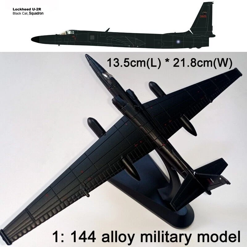 Modello Militare Die-Cast 1:144 - Lockheed U-2S Aereo da Ricognizione Collezione - Immagine 3 di 4