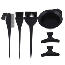 9 Pcs Hair Coloring Accessories Tinting Bowl Brush Set Kit Dyeing